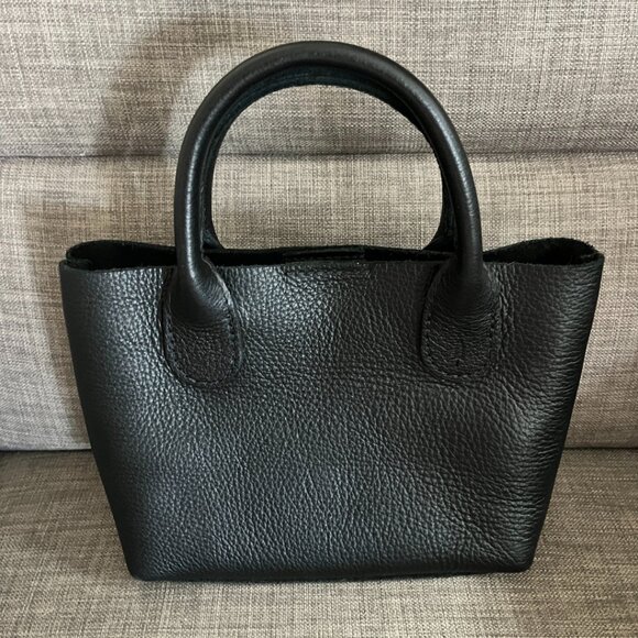 Portland Leather premium small classic Raindrop in pebbled black BUNDLE - Picture 4 of 10